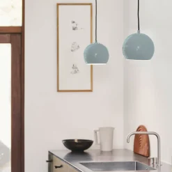 Ball 18 pendant | glossy warm grey
