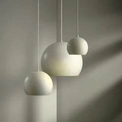Ball 18 pendant | glossy warm grey