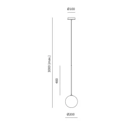 Ball opal glass | matt black