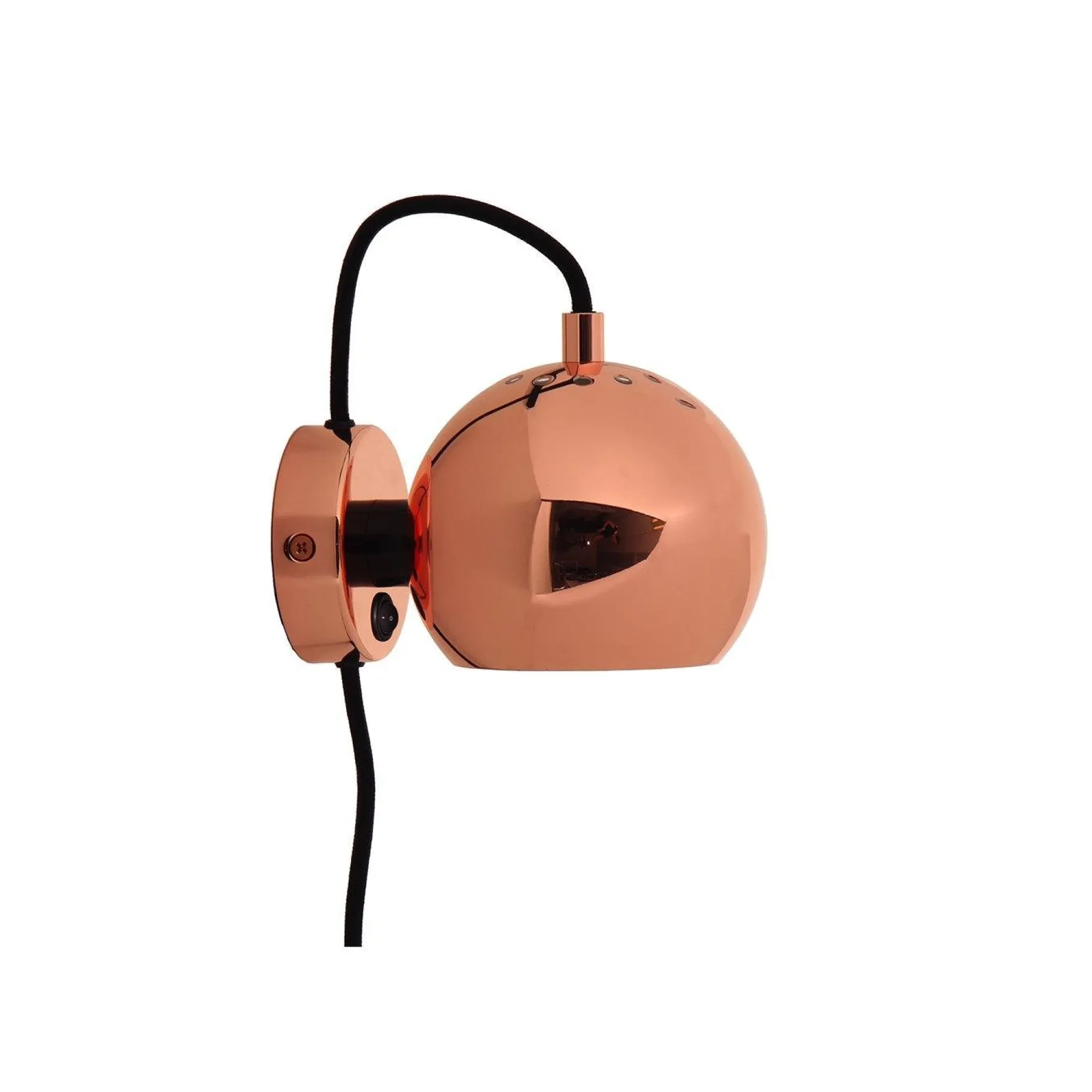 Ball w | glossy copper