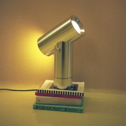 Beam table lamp H45 | polished aluminium