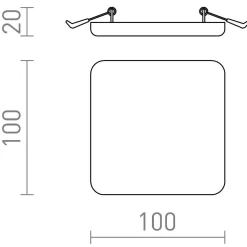Beli trimless LED | sq 10cm IP