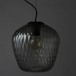 Blown pendant SW4 | silver lustre