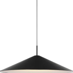 Brolly pendant ⌀70-90 | anodized black