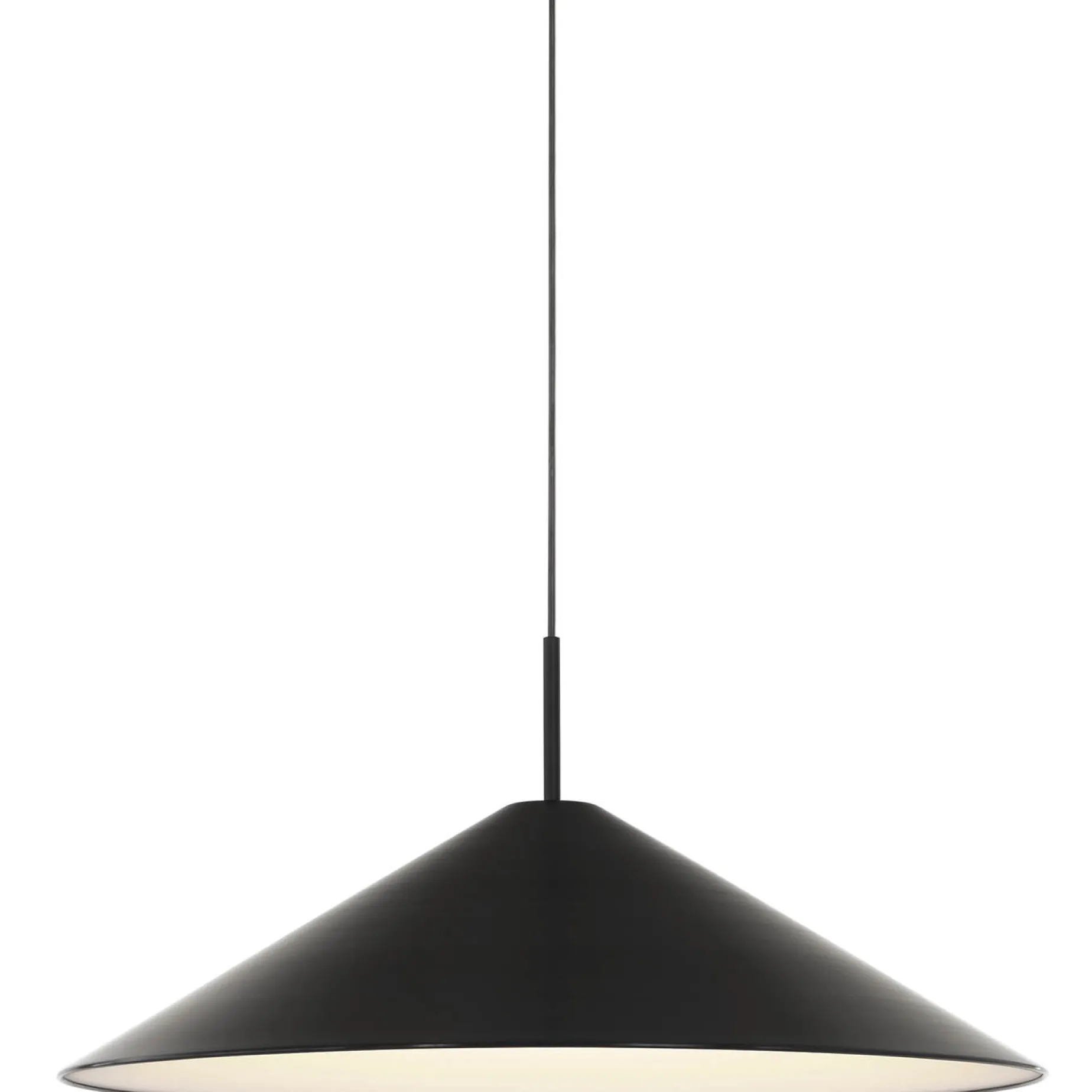 Brolly pendant ⌀70-90 | anodized black