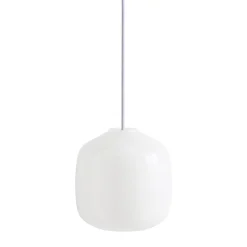 Buoy pendant lamp ⌀30 | opal white / garden green