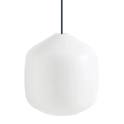 Buoy pendant lamp ⌀30 | opal white / garden green