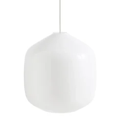Buoy pendant lamp ⌀30 | opal white / rusty red