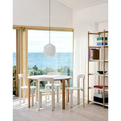 Buoy pendant lamp ⌀30 | opal white / beton grey