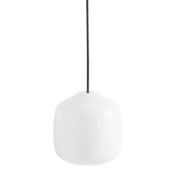 Buoy pendant lamp ⌀30 | opal white / beton grey
