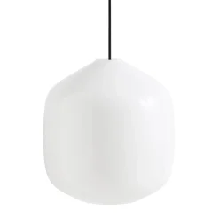 Buoy pendant lamp ⌀20 | opal white / anthracite blue