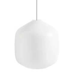 Buoy pendant lamp ⌀20 | opal white / amber yellow