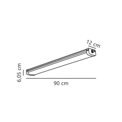 Burbank batten 90 sensor | white