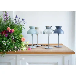 Butterfly table | steel blue matt
