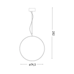 Circus pendant 45-75 | black