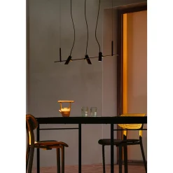 Clap linear pendant IP65 | black