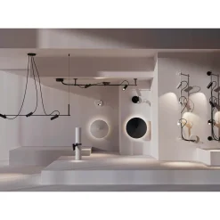 Clap linear pendant IP65 | black