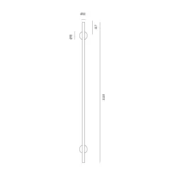 Clock XL | matt brass
