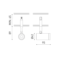 Coco ⌀4,2 magnetic 24V | white