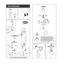 Coco ⌀4,2 recessed | black