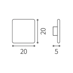 Cover square | 15 black