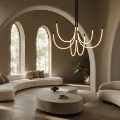 Cram chandelier | aged gold
