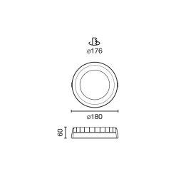 Croc recessed ø10-18 IP44 | white