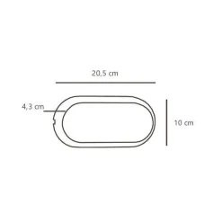 Cuba oval | energy black