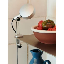 Cupola clip lamp | clear anodised aluminium