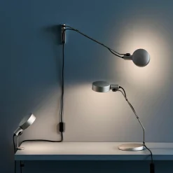 Cupola wall lamp | clear anodised aluminium