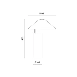 Damo table | matt black