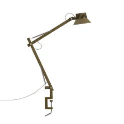 Dedicate table lamp S2 | clamp / brown green