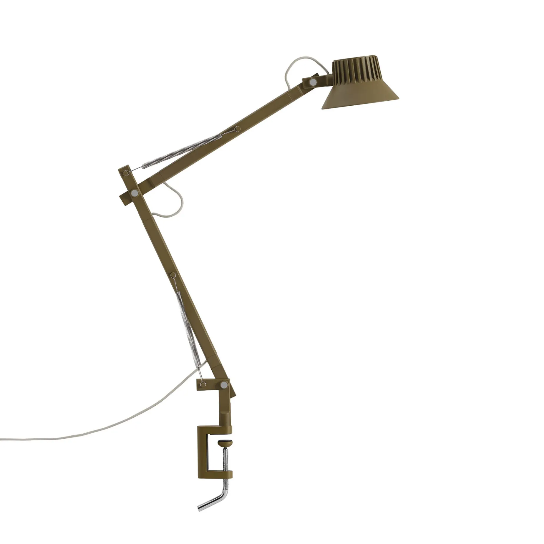 Dedicate table lamp S2 | clamp / brown green