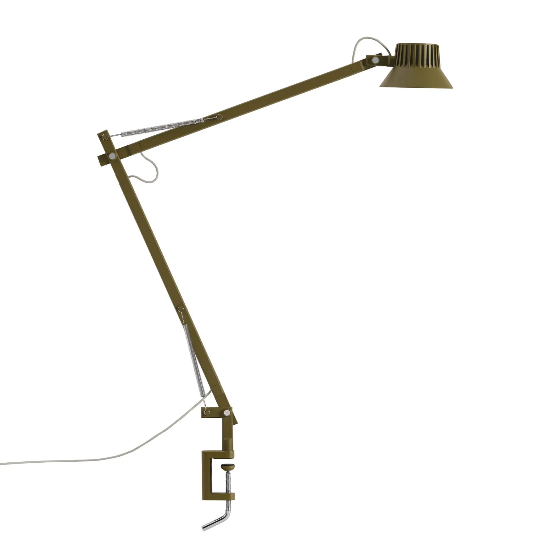 Dedicate table lamp S2 | clamp / brown green