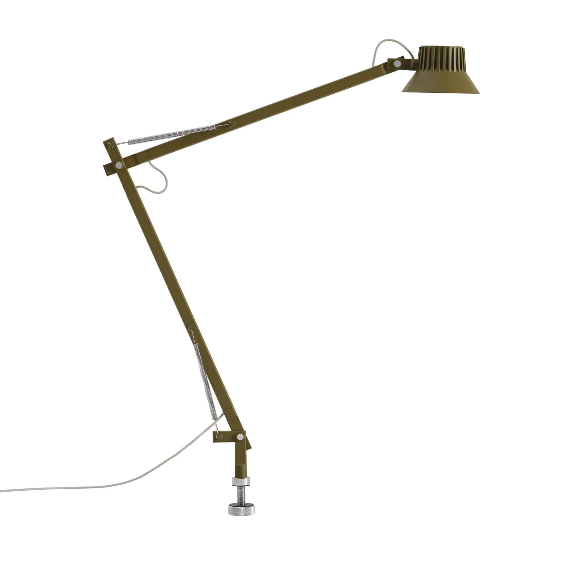 Dedicate table lamp S2 | clamp / brown green