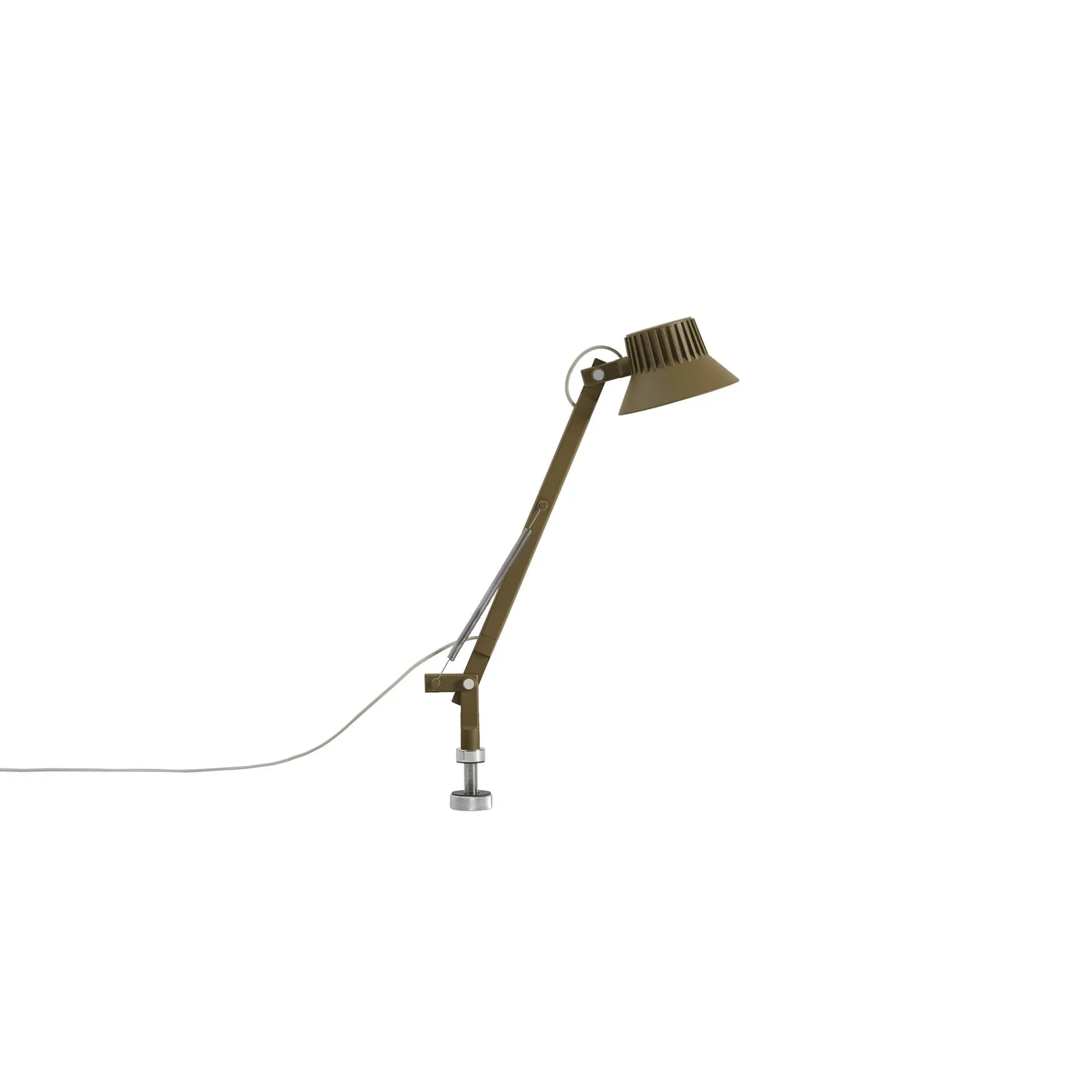 Dedicate table lamp S2 | clamp / brown green