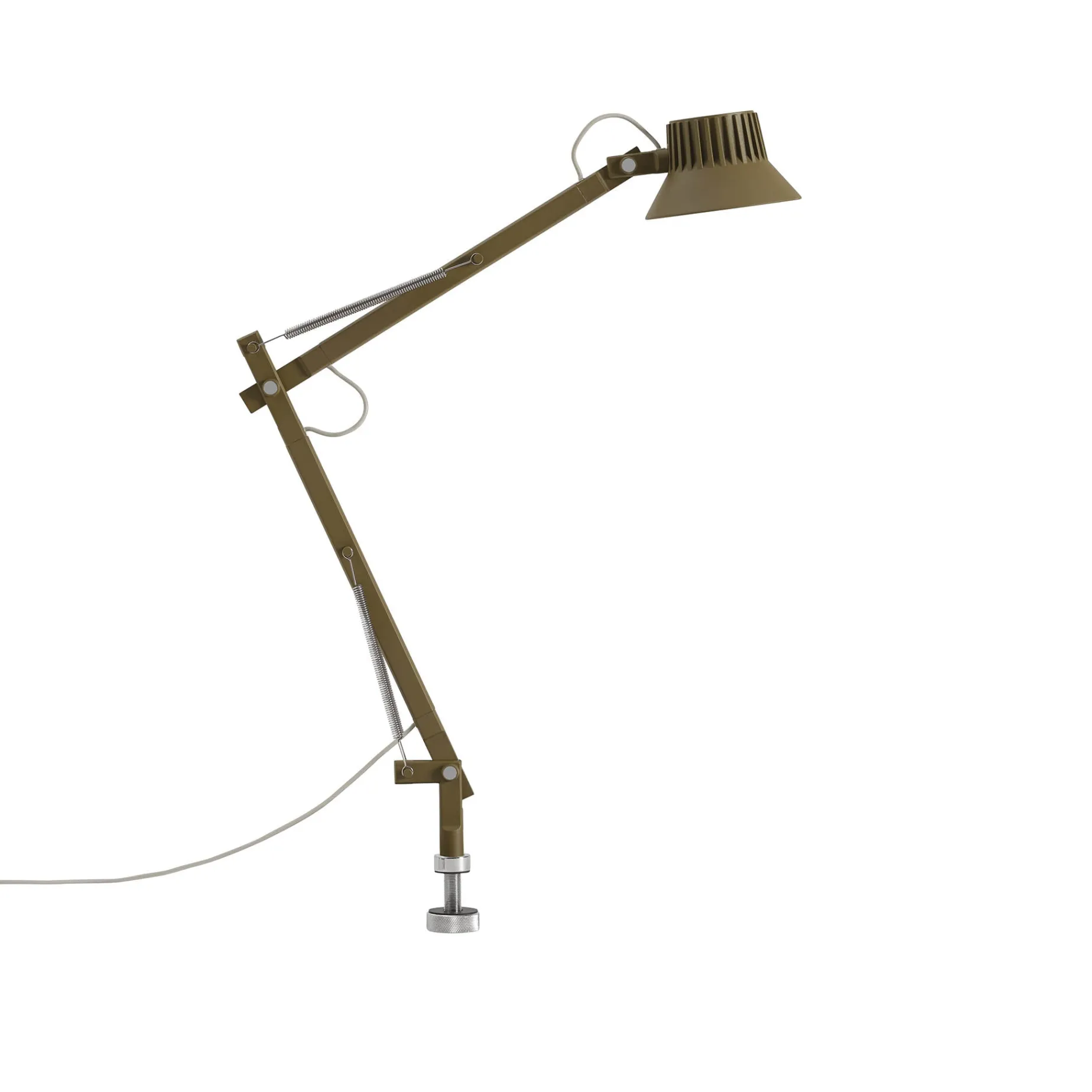 Dedicate table lamp S2 | clamp / brown green