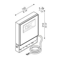 Delta 1 projetor IP66 | grey high tech