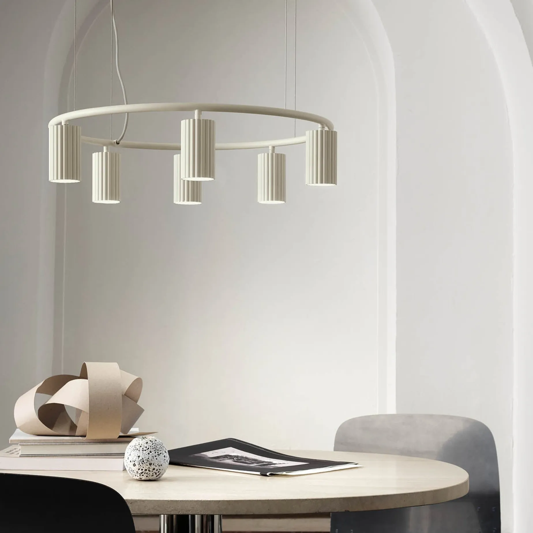 Donna circle ø60-ø100 pendant | linen