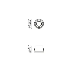 Dop recessed ø8-15 IP54 | white