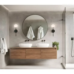 Doris IP44 wall ø12 | antique gold