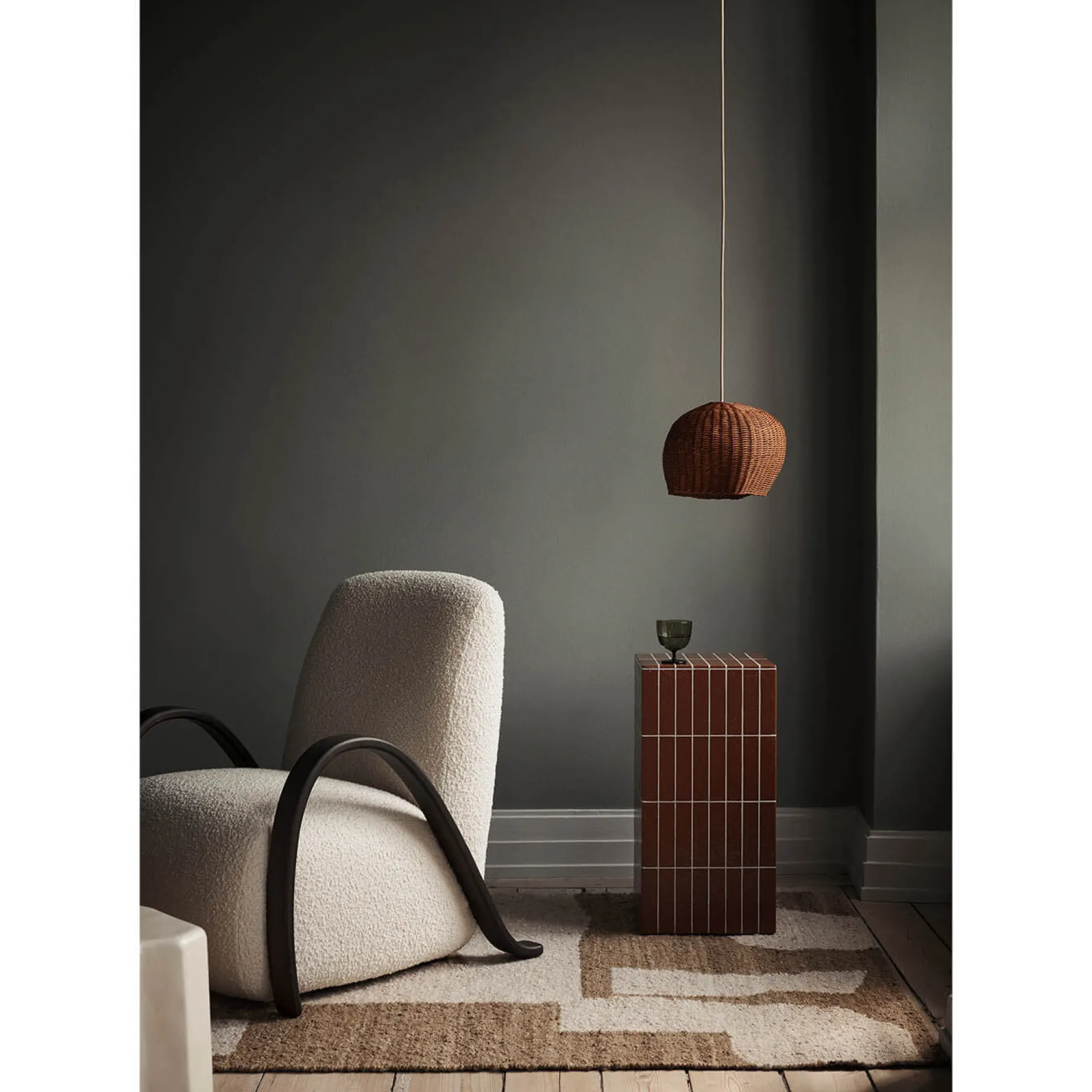 Drape pendant small | natural