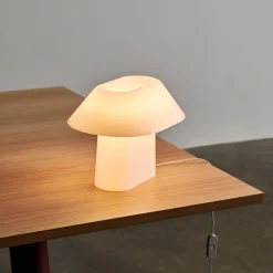 Drome table lamp | white opal acrylic