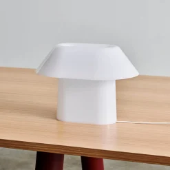 Drome table lamp | white opal acrylic