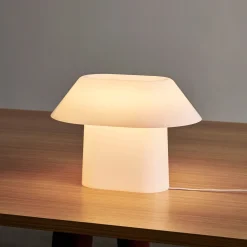 Drome table lamp | white opal acrylic