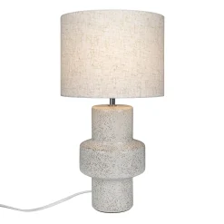 Dugan table lamp | ceramic and beige