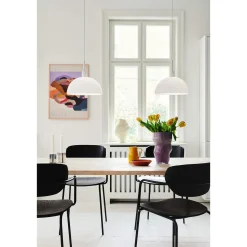 Ellen 30 pendant | opal white