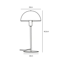 Ellen 20 table | chrome