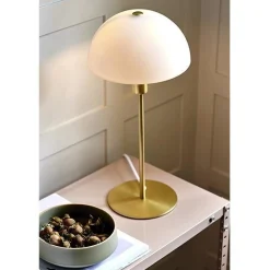 Ellen 20 table | opal brass