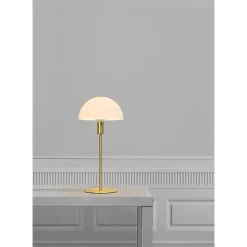 Ellen 20 table | opal brass
